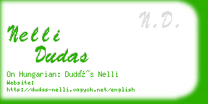 nelli dudas business card